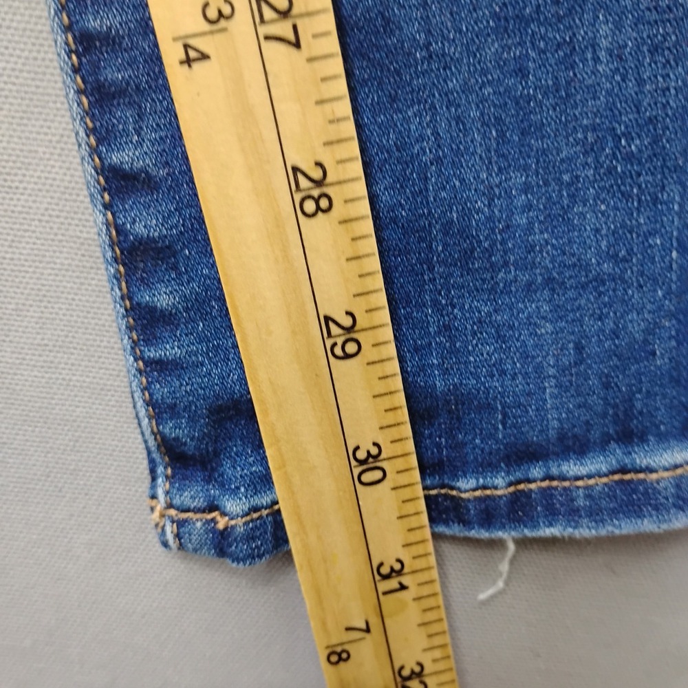 American Eagle Skinny Kick Jeans Womens 6 Blue Super Stretch - Picture 5 of 8